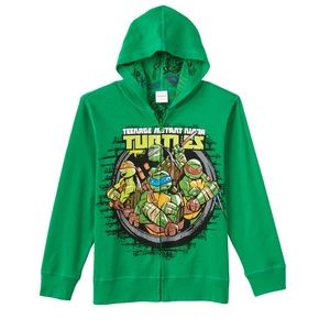 TMNT Ninja Turtles Hoodie Jacket size 4-5